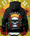 Skull & Red Rose Hoodie