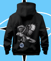 Magnificent Eagle Black Hoodie