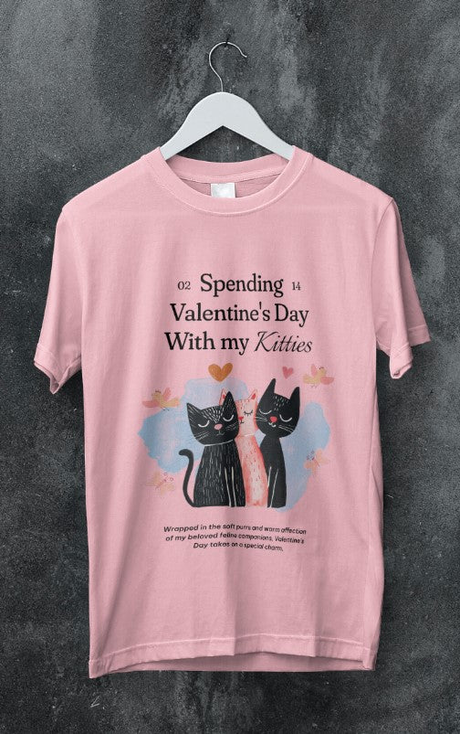 Valentine with my Kitties